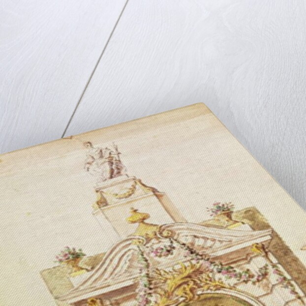 Project for the Fire of St. John, 1741 by P. L. & L. C. Dumesnil