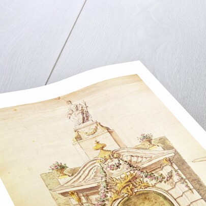 Project for the Fire of St. John, 1741 by P. L. & L. C. Dumesnil