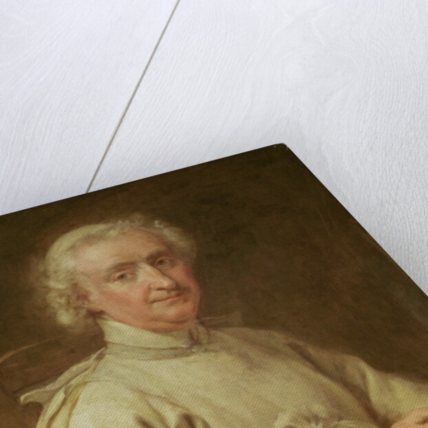 Portrait of a Canon Holding a Book by Eustache Restout