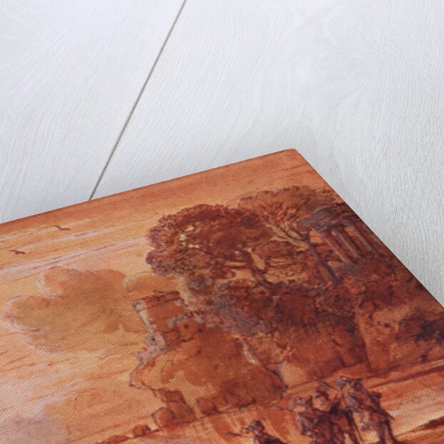 The Disembarkation of Warriors in a Port, possibly Aeneas in Latium, 1660-65 by Claude Lorrain