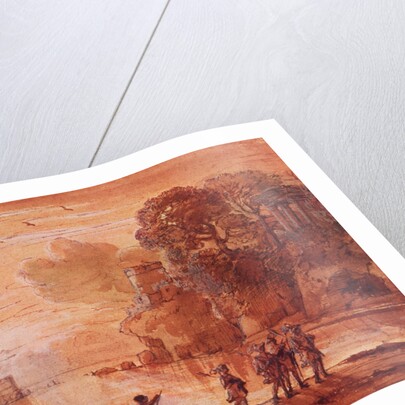 The Disembarkation of Warriors in a Port, possibly Aeneas in Latium, 1660-65 by Claude Lorrain