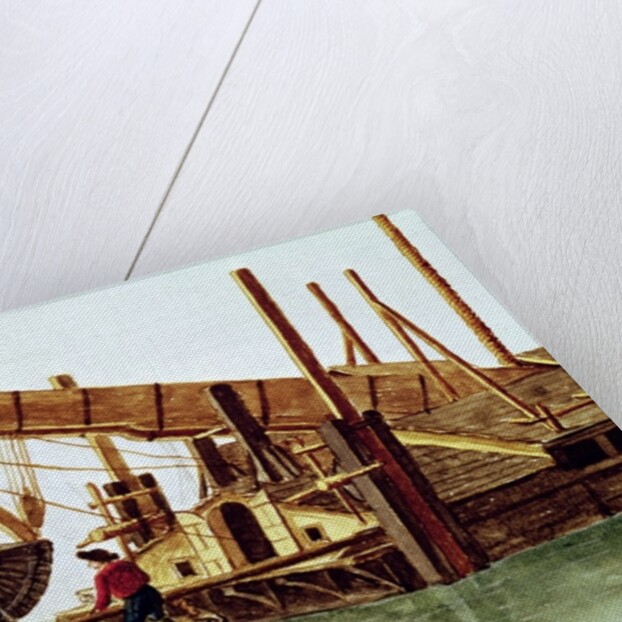 Dredging a canal by Jan van Grevenbroeck