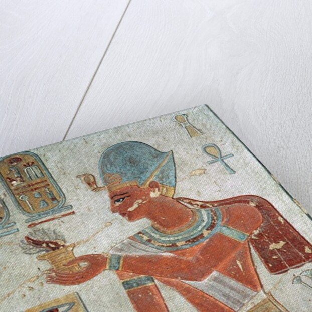 Ramesses III in battle dress by Egyptian 19th Dynasty