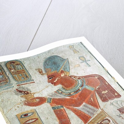 Ramesses III in battle dress by Egyptian 19th Dynasty