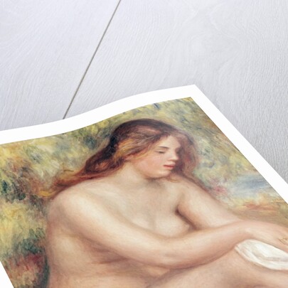 Bather Drying Herself, c.1910 by Pierre Auguste Renoir