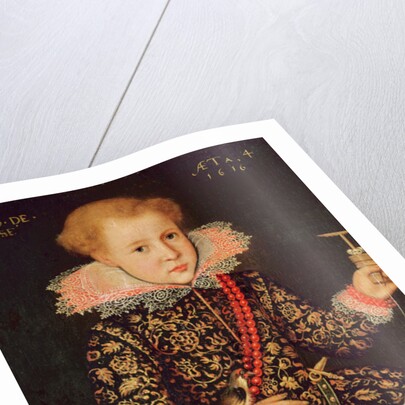 Armand de Tesse aged Four, 1616 by French School