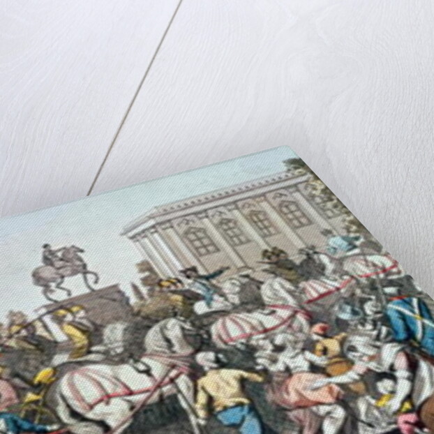 The Entry of Louis XVI into Paris, 6th October 1789 by English School