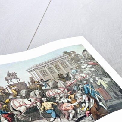 The Entry of Louis XVI into Paris, 6th October 1789 by English School