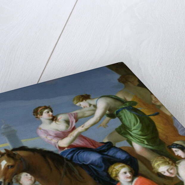 Clelia Crossing the Tiber by Jacques Stella