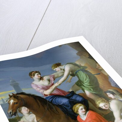 Clelia Crossing the Tiber by Jacques Stella