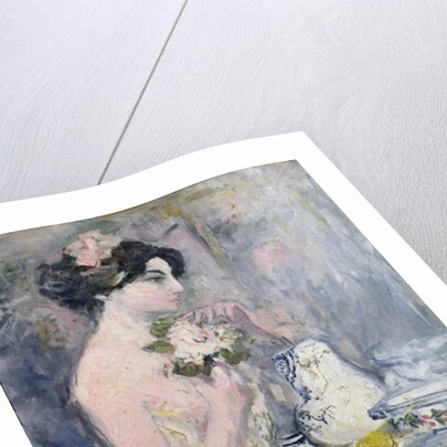 Woman with a Bouquet by Pierre Laprade