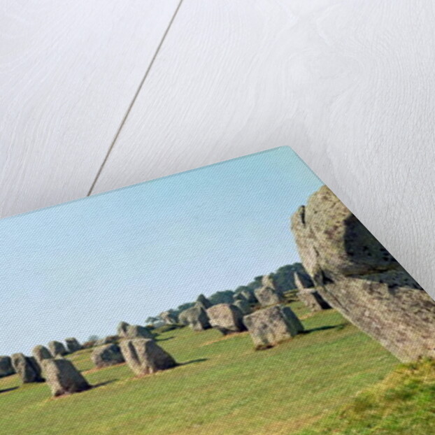 Alignment of standing stones, Megalithic Period, 4th-3rd millennium BC by Anonymous