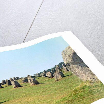 Alignment of standing stones, Megalithic Period, 4th-3rd millennium BC by Anonymous