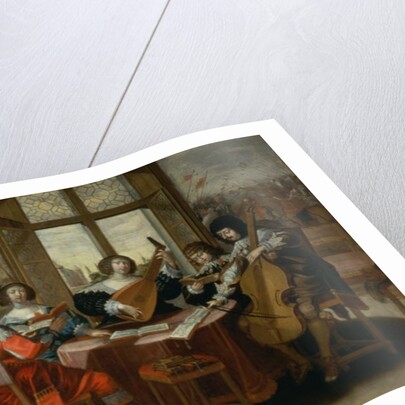 The Five Senses - Hearing by Abraham (after) Bosse