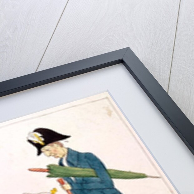 Caricature of Charles X and the Henri Duc de Bordeaux, 25th July 1830 by French School