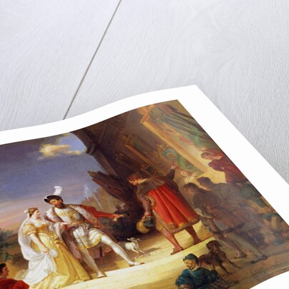 Francois I with Leonardo da Vinci by Alexandre Evariste Fragonard