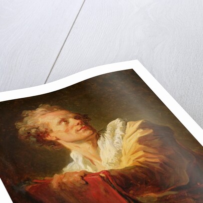 Portrait of a Young Artist, presumed to be Jacques-Andre Naigeon by Jean-Honore Fragonard
