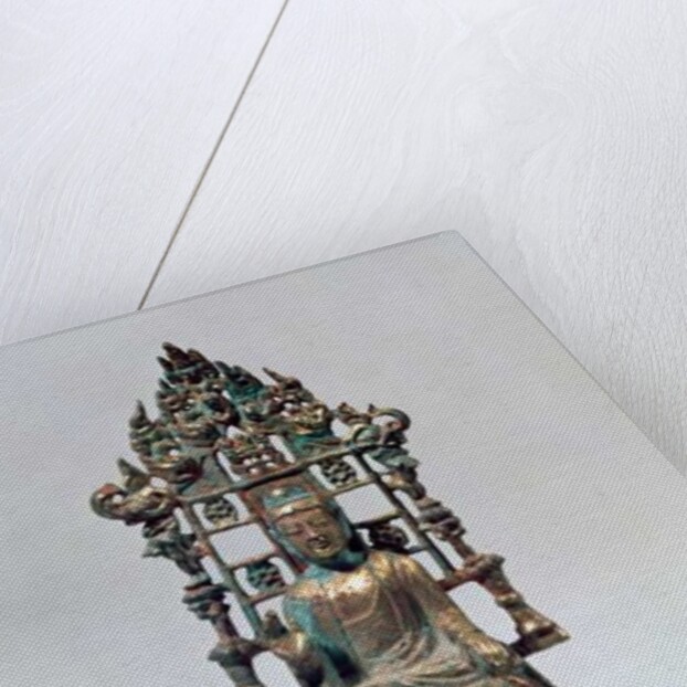 Statuette of Buddha in meditation, Tang Dynasty, 618-907 by School Chinese