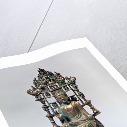 Statuette of Buddha in meditation, Tang Dynasty, 618-907 by School Chinese