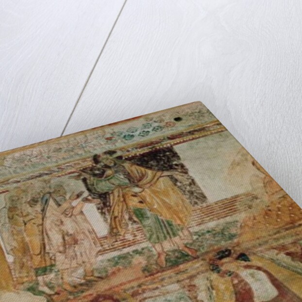 Noah's Ark and Moses with the Tablets of the Law by French School