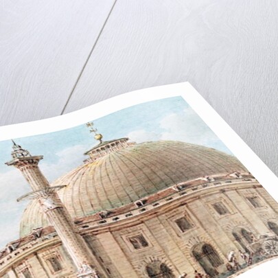 View of the Grain Market and the Astronomical Column, Paris, 18th-19th century by Victor Jean Nicolle