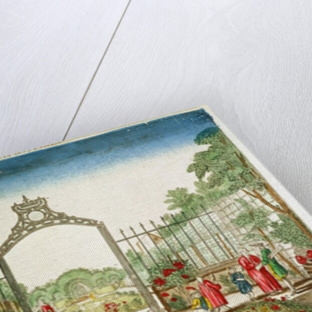 A Market Garden at One of the Gates of Paris by French School