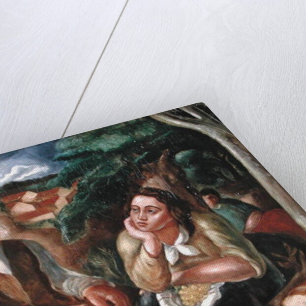 The Peasant Meal at Vallet by Amedee de La Patelliere