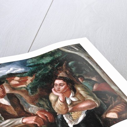 The Peasant Meal at Vallet by Amedee de La Patelliere