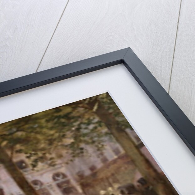 The Boulevards, Evening in Front of the Cafe Napolitain, late 19th century by Jean Beraud