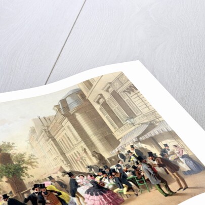 Boulevard des Italiens by Eugene Charles Francois Guerard