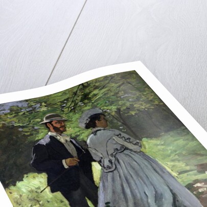 The Promenaders, or Bazille and Camille, 1865 by Claude Monet