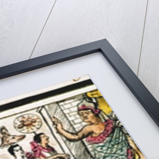 Fol.40r Construction of Tenochtitlan, 1579 by Diego Duran