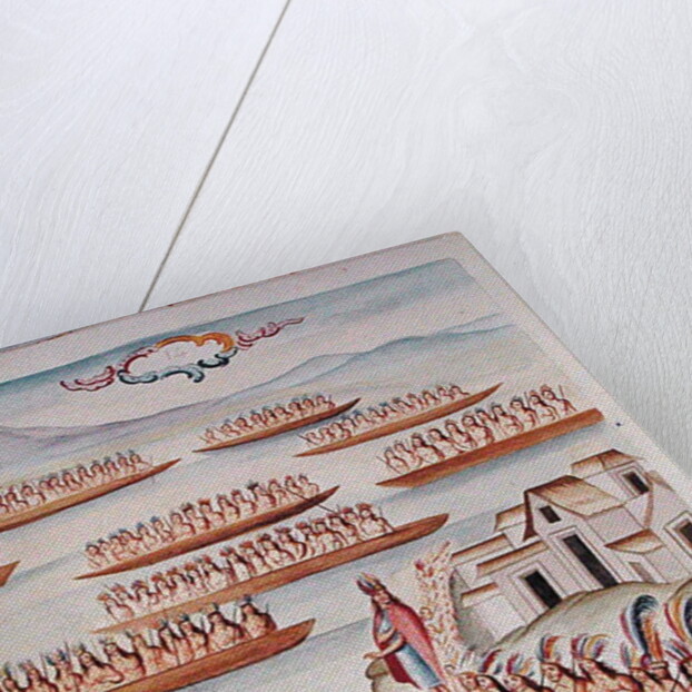 Tome 4 fol.14 Tlatelolco and the Lagoon by Diego Garcia Panes y Avellan