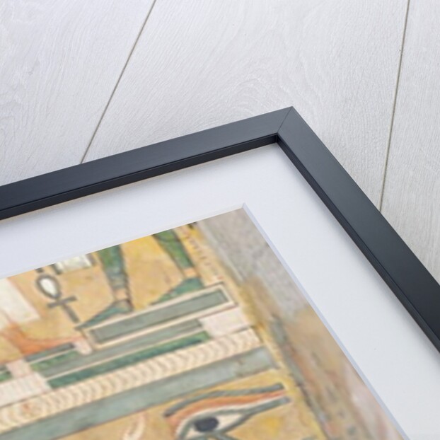 Interior of the coffin of Imenemipet depicting the wedjat eye and a woman with raised arms, 21st-22nd Dynasty by Third Intermediate Period Egyptian