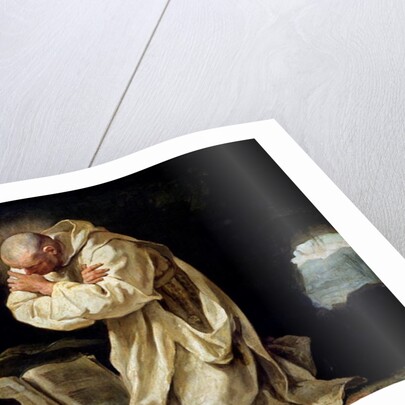 St. Bruno Praying in the Desert, 1763 by Jean Bernard Restout