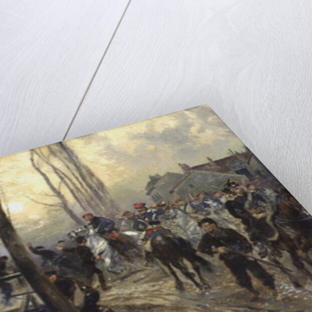 Ambush near a Bridge Defended by Troops, Early Morning, 1870 by Jean-Baptiste Edouard Detaille