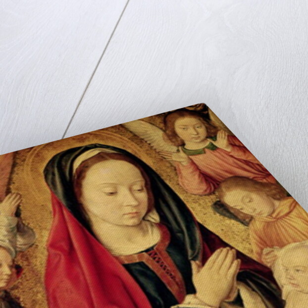 The Virgin and Child Adored by Angels by Master of Moulins