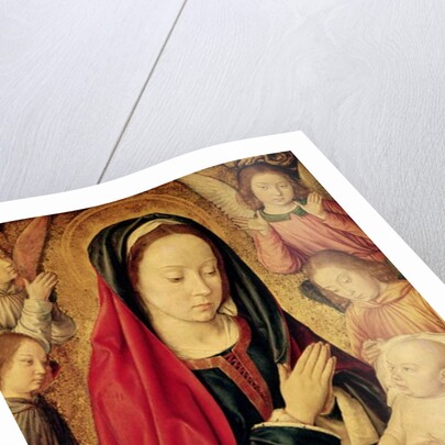 The Virgin and Child Adored by Angels by Master of Moulins