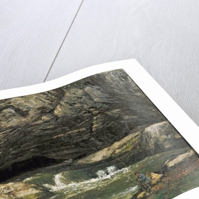 The Source of the Loue or La Grotte Sarrazine by Gustave Courbet