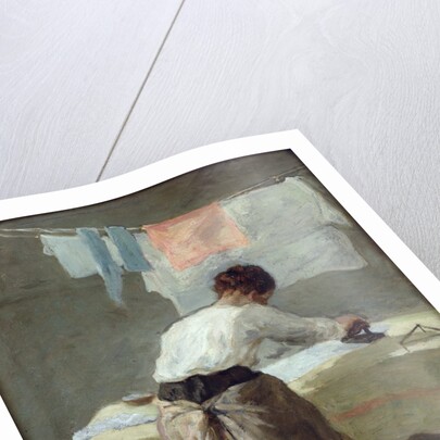 Woman Ironing by Armand-Desire Gautier