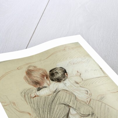 Madame Paul Helleu and her Daughter Paulette, 1905 by Paul Cesar Helleu