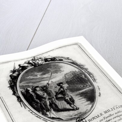 Louis XV Visiting the Ecole Militaire in Paris, 12nd August 1760 by Gabriel de Saint-Aubin