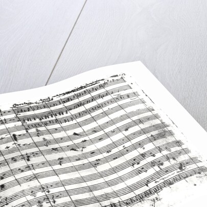 Ms.1548 Overture of the opera 'Don Giovanni' by Wolfgang Amadeus Mozart