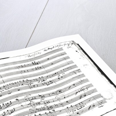 Cosi Dunque Tradisci..., recitative and aria, 1783 by Wolfgang Amadeus Mozart