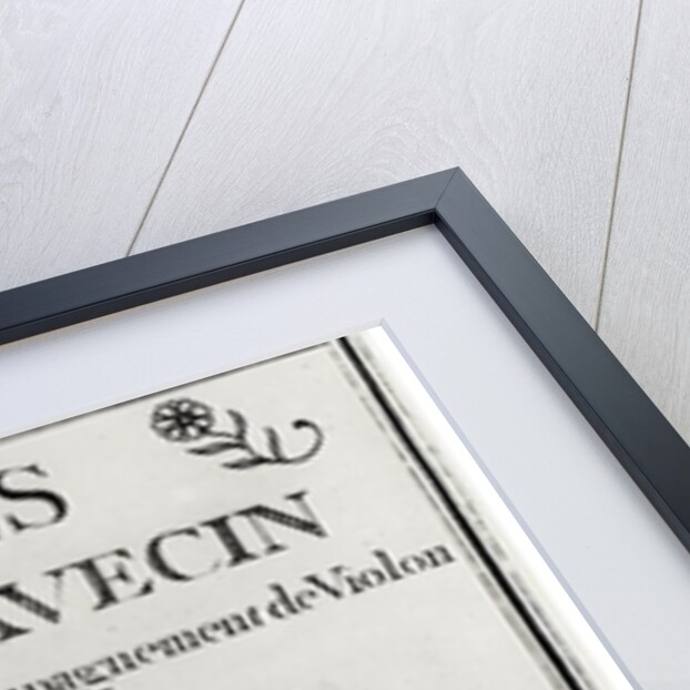 Title Page for 'Sonates pour le clavecin' dedicated to Madame Victoire de France by Mozart. by French School