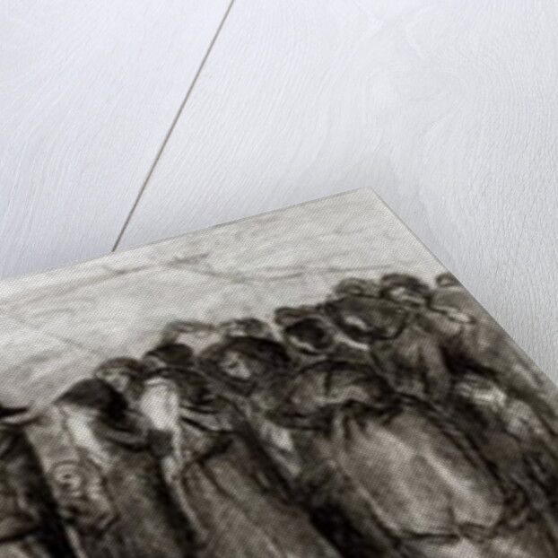 Study for Burial at Ornans, 1849 by Gustave Courbet