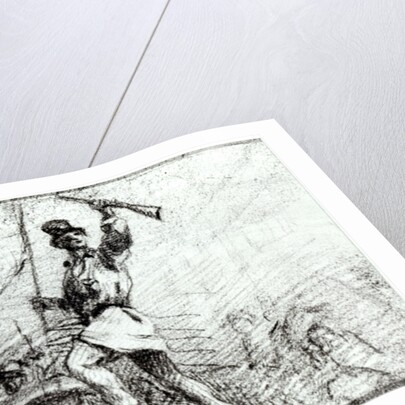 The Barricade, 19th century by Gustave Courbet