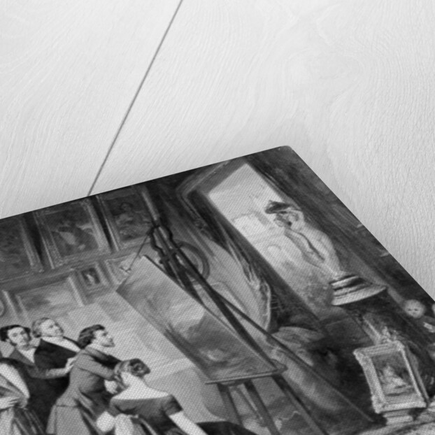 Interior of the Studio of Alfred Bruyas in Montpellier, 1848 by Auguste Barthelemy Glaize