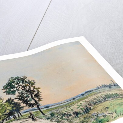 The Cote St. Andre to Grand Lemps Road, 1880 by Johan-Barthold Jongkind