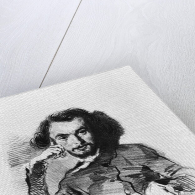 Charles Baudelaire 1844 by Emile Deroy